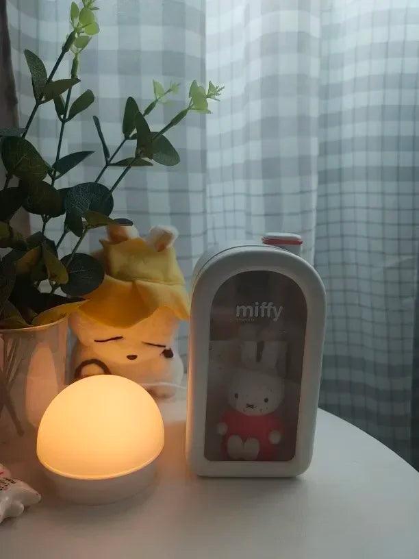 Miffy USB Portable Cool Mist Humidifier with Night Light - Cute Bedroom Gift