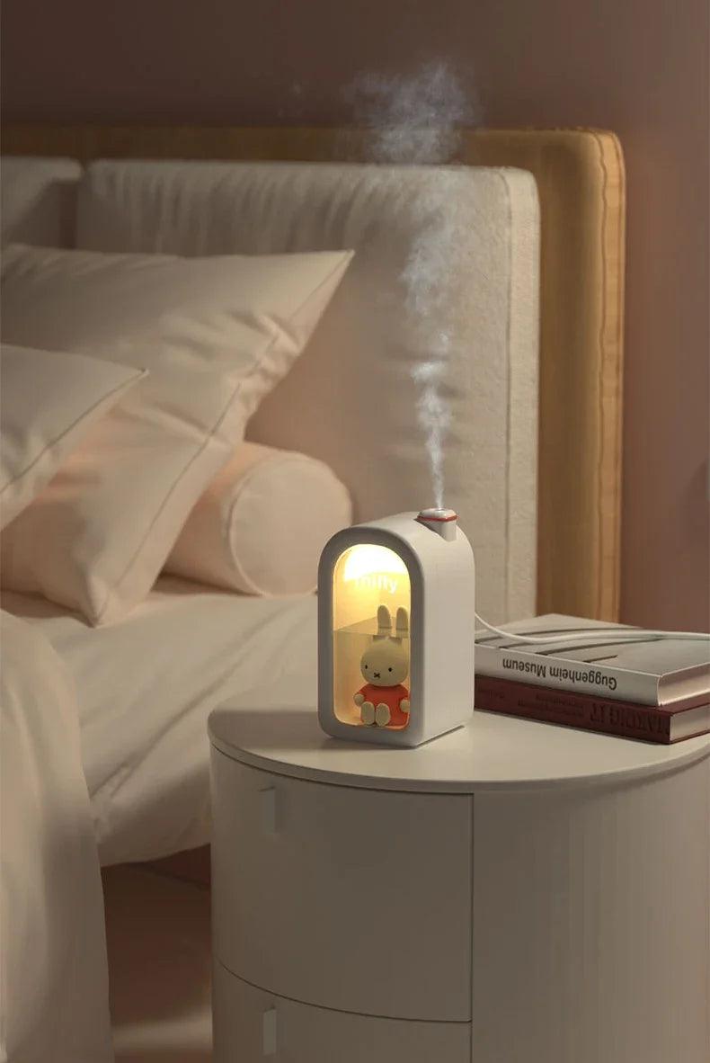 Miffy USB Portable Cool Mist Humidifier with Night Light - Cute Bedroom Gift