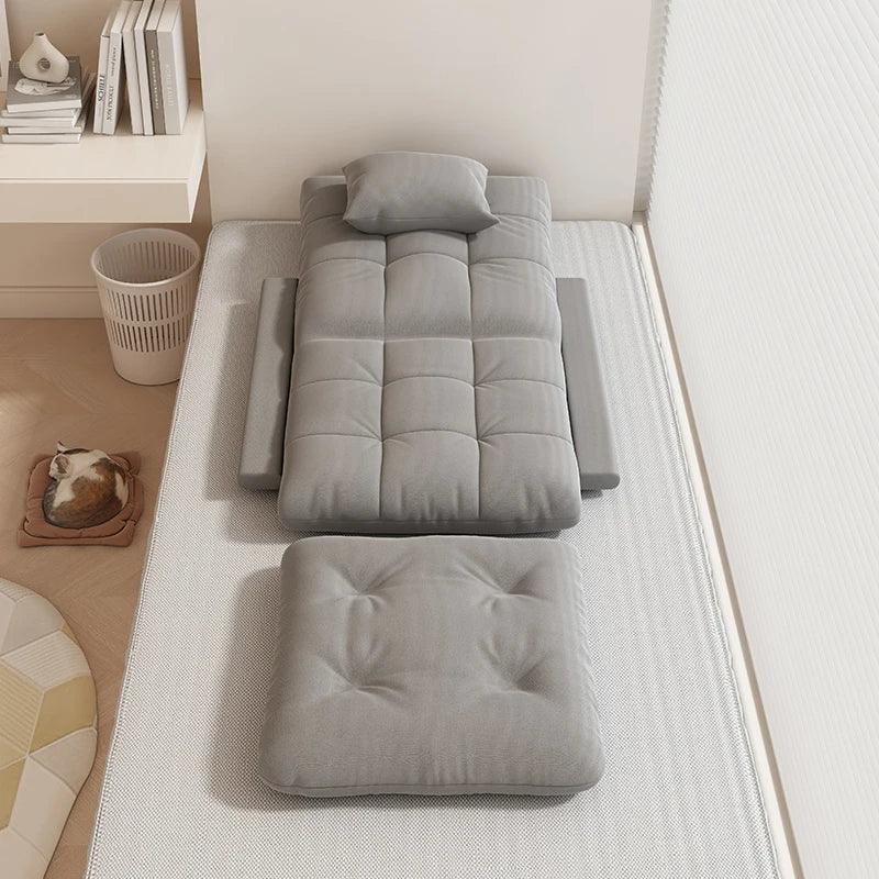 Folding Sofa Bed - Bay Window Sofa Chair for Bedroom  Office