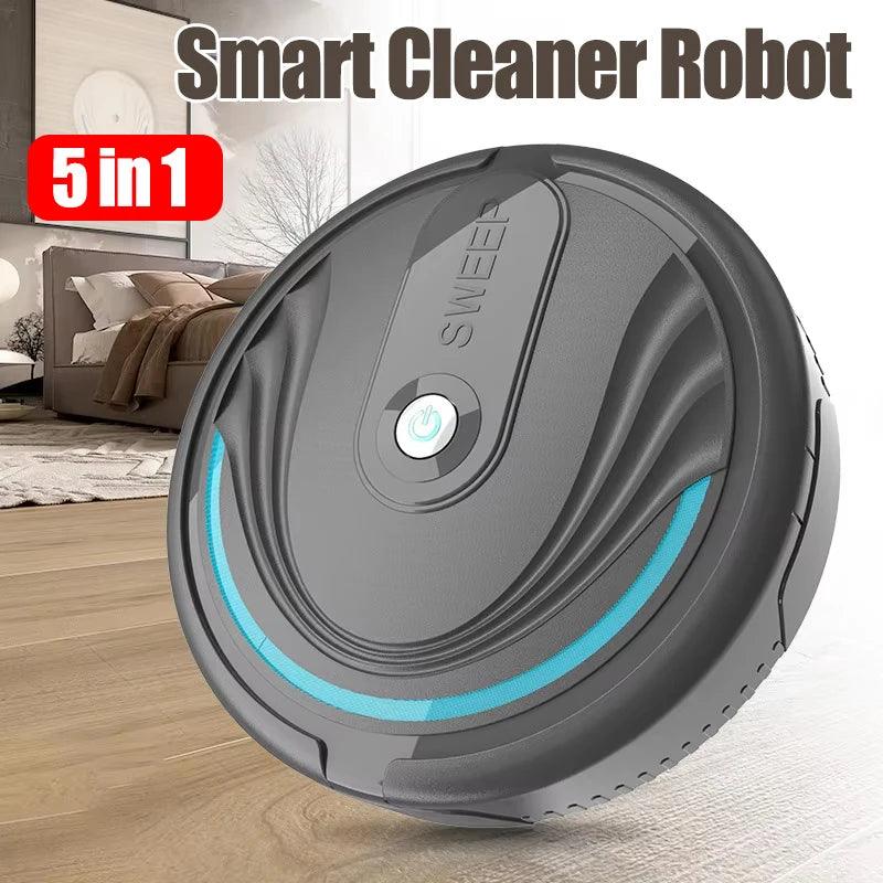 Mini Wireless Vacuum Cleaner - 5-in-1 USB Rechargeable Sweeper for Wet Dry Use - STOREBLITZ