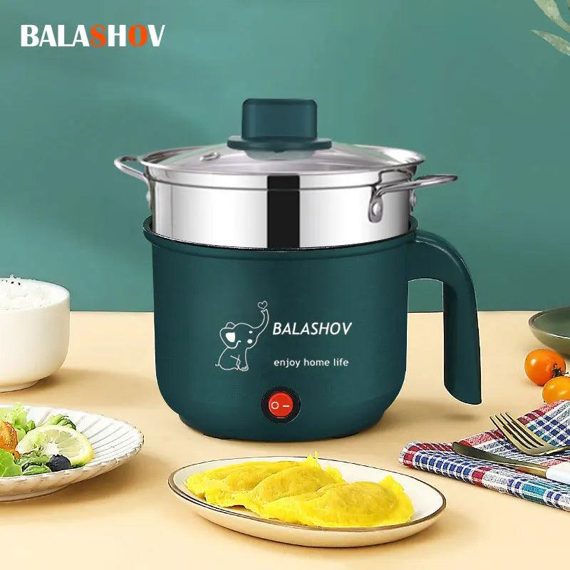 Mini Electric Rice Cooker - Non-Stick Multifunction Hot Pot for Home - STOREBLITZ