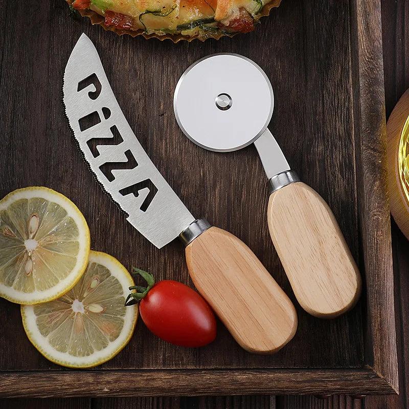 Stainless Steel Pizza Cutter - Versatile Kitchen Slicer for Pizza Bread  Cake