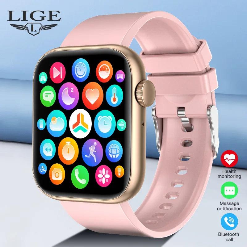 LIGE Womens Smart Watch - Waterproof Bluetooth Fitness Tracker - STOREBLITZ