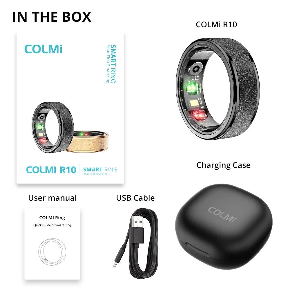 COLMI R10 Smart Ring - Health  Sleep Monitor 5ATM Waterproof Multi-Sport Mode