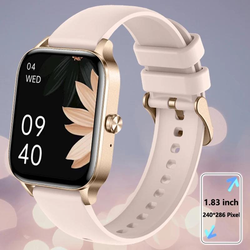 Smartwatch for Men and Women - 185 HD Display Health Monitor Bluetooth Call