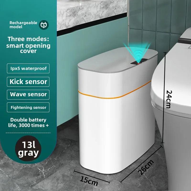 Smart Trash Can  Luxury Electric Toilet - Inductive Household Essentials