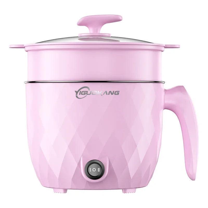 Mini Electric Rice Cooker - Portable Non-Stick Multicooker for Home and Kitchen