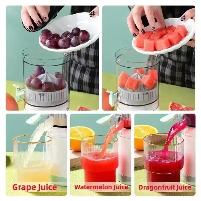 Portable Electric Juicer - USB Rechargeable Mini Citrus Blender