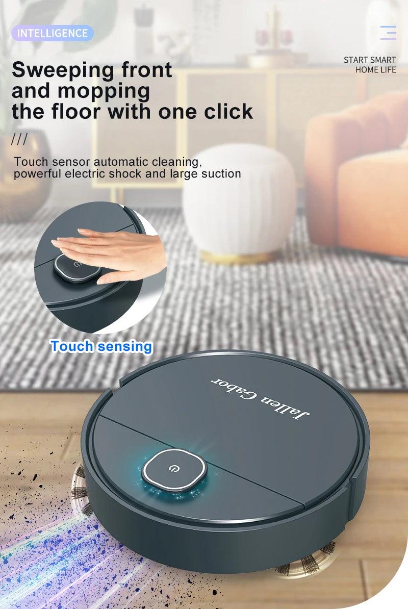 3-in-1 Smart Sweeping Robot - Wireless Mini Vacuum Cleaner for Home Use