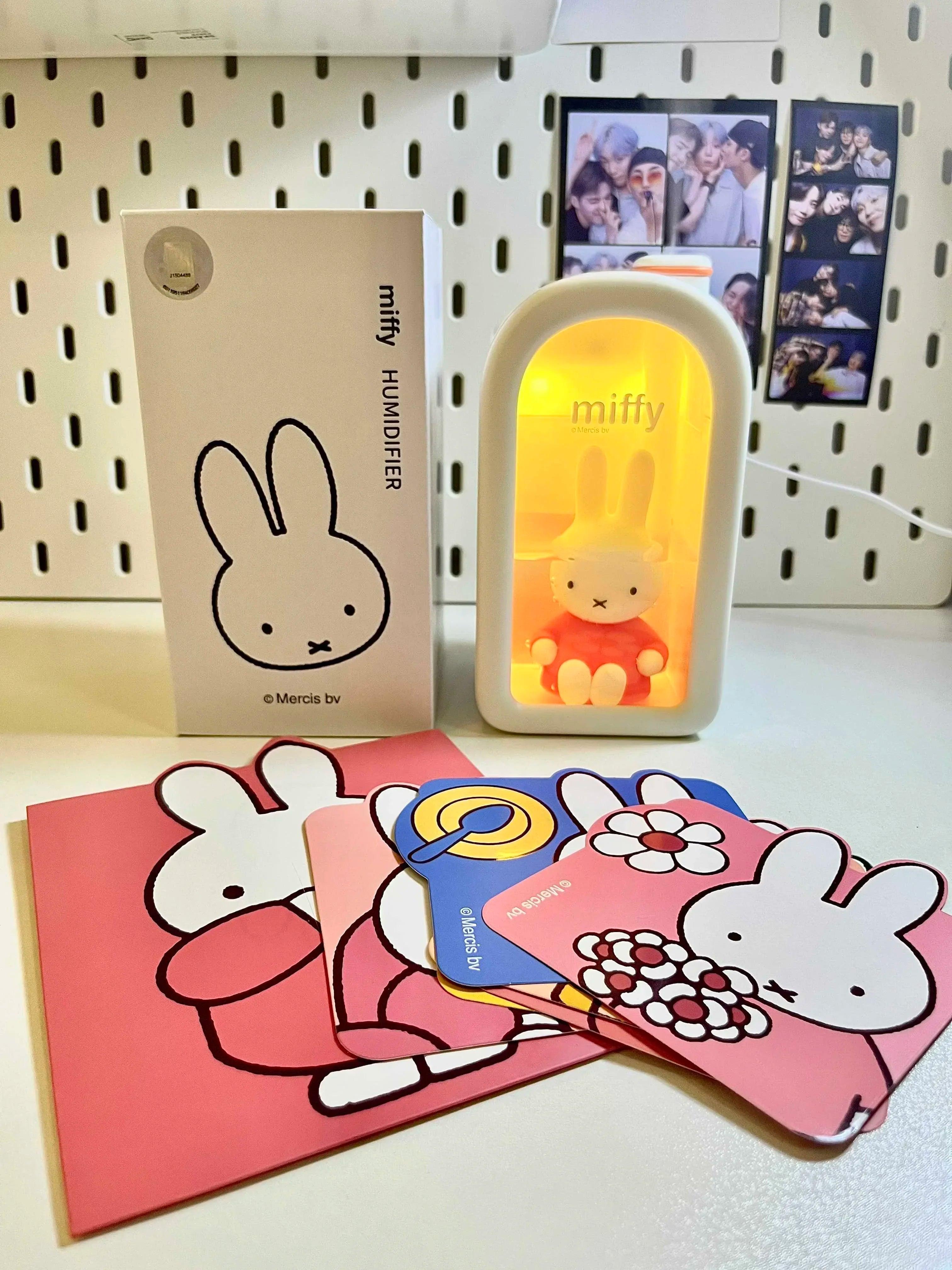 Miffy USB Portable Cool Mist Humidifier with Night Light - Cute Bedroom Gift