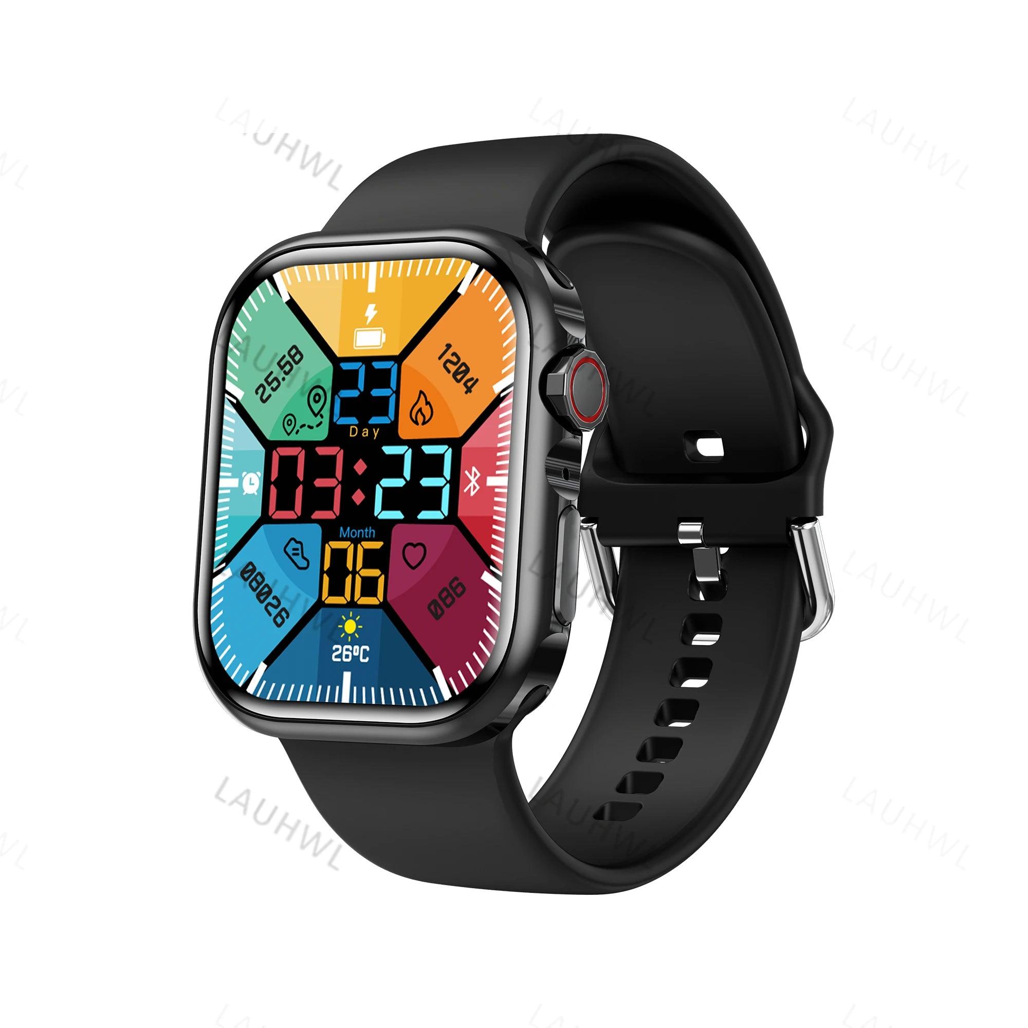 Smart Watch Series 9 - HD Fitness Tracker with Heart Rate  Blood Pressure Monitor