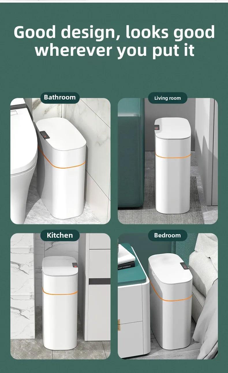 Smart Trash Can  Luxury Electric Toilet - Inductive Household Essentials