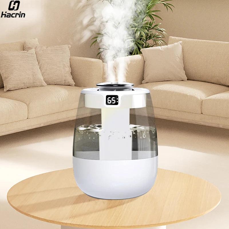 Large Capacity Dual Spray Humidifier - USB Desktop Mist Maker for Home Office - STOREBLITZ