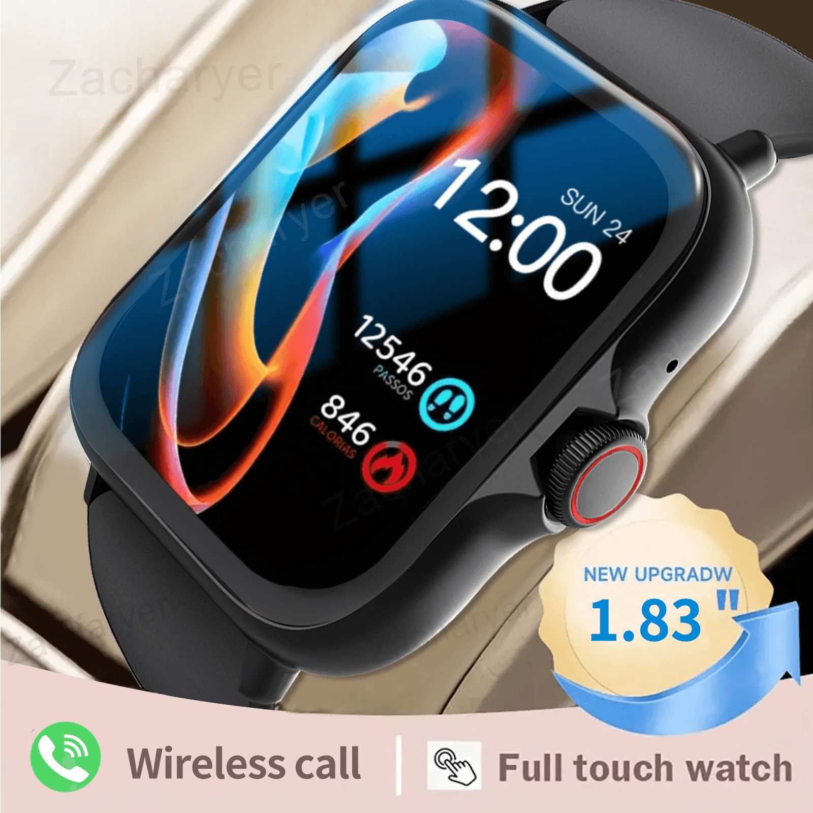 Multifunctional Outdoor Sports Smartwatch - Wireless Calling  Info Reminder