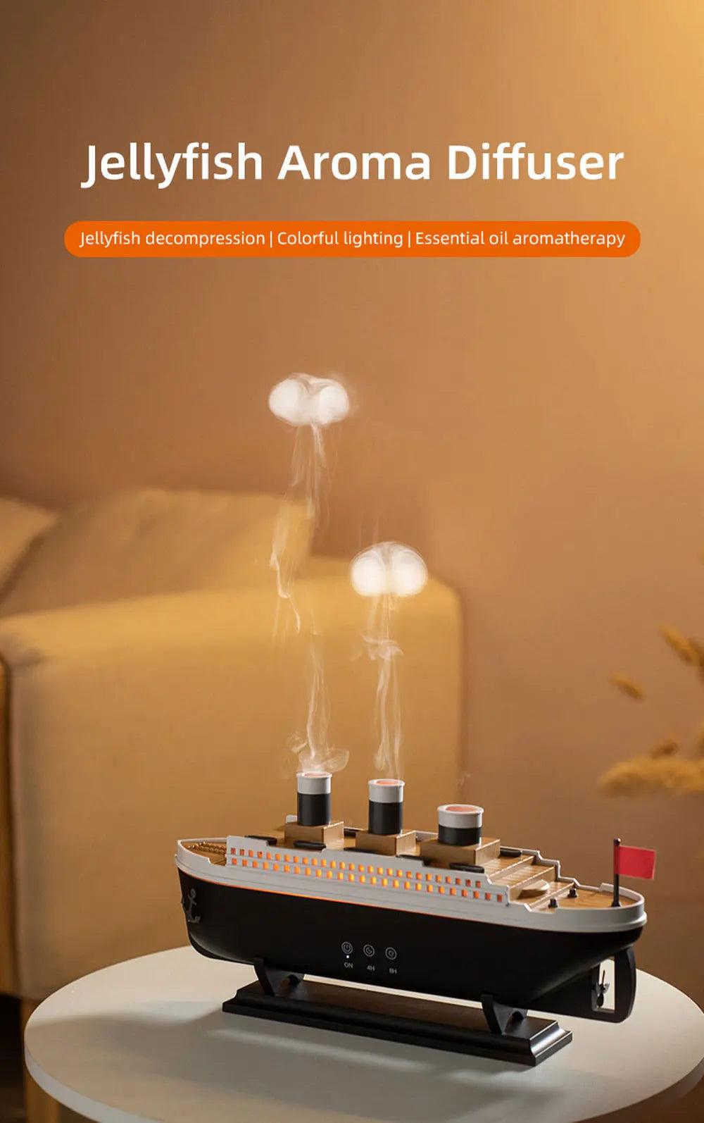 Aromatherapy Humidifier - Landscape Raindrop Diffuser for Families