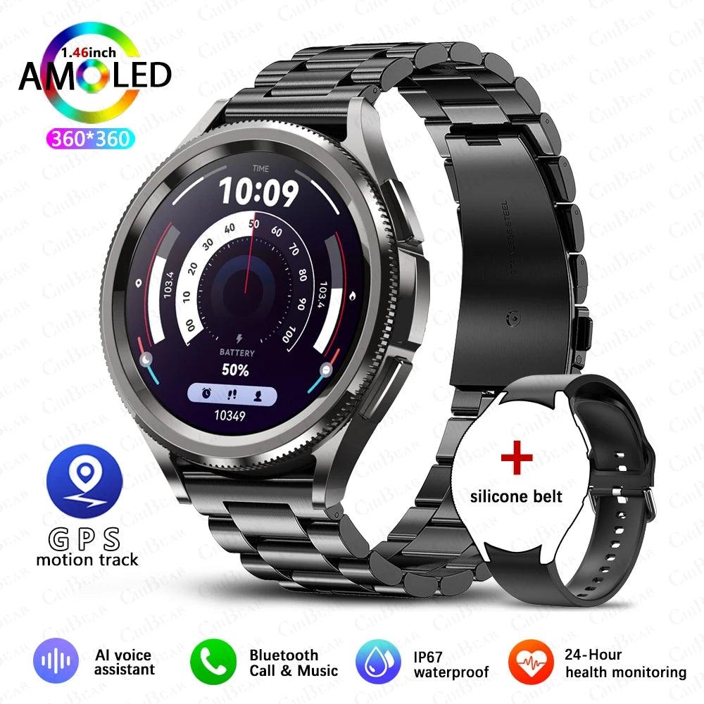 Samsung Galaxy Watch6 Classic - Waterproof GPS Smartwatch with Bluetooth Call  Health Tracking