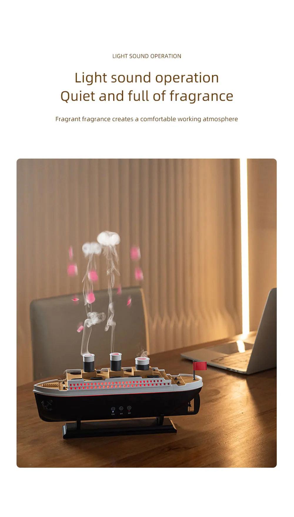 Aromatherapy Humidifier - Landscape Raindrop Diffuser for Families