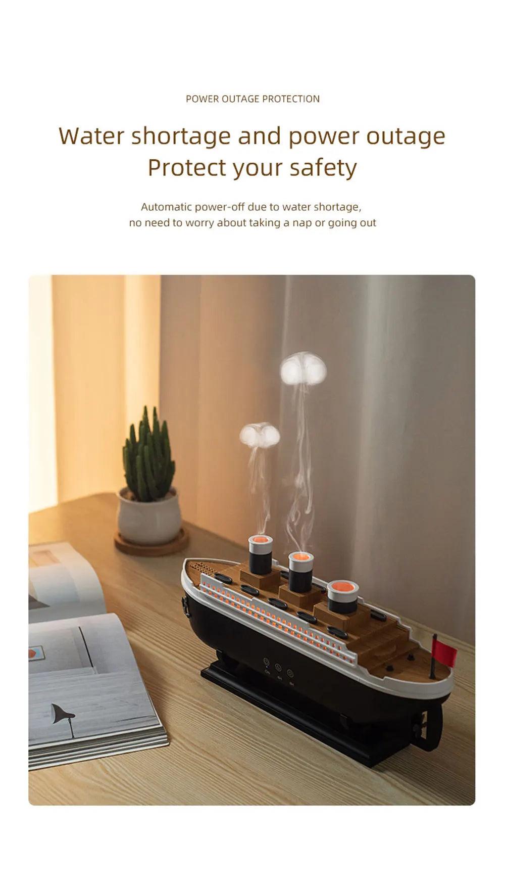 Aromatherapy Humidifier - Landscape Raindrop Diffuser for Families