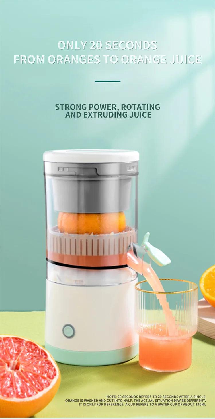 Portable Electric Juicer - USB Rechargeable Mini Citrus Blender