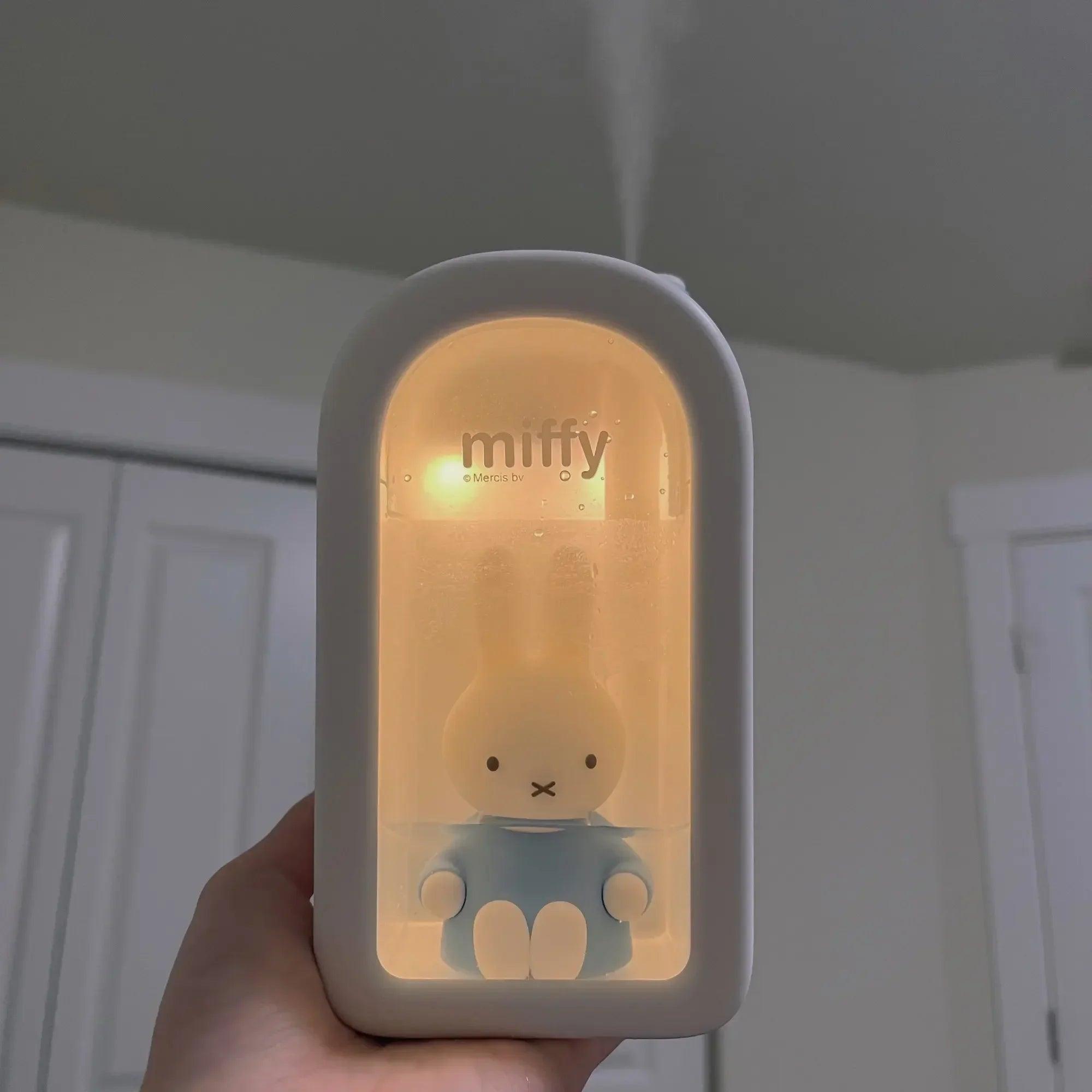 Miffy USB Portable Cool Mist Humidifier with Night Light - Cute Bedroom Gift