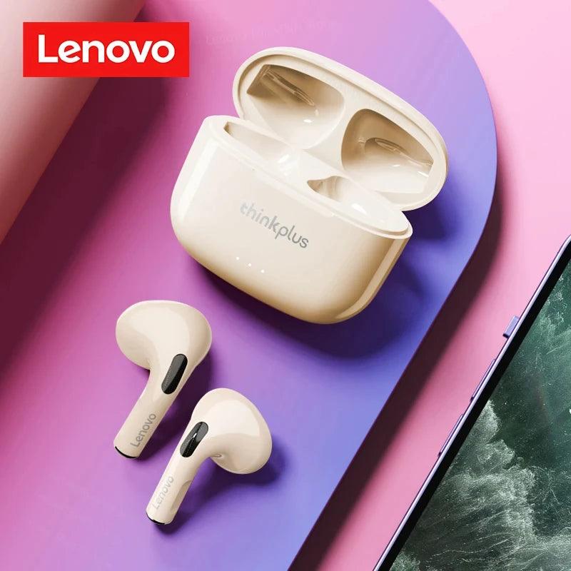 Lenovo LP40 Plus Wireless Bluetooth Stereo Gaming Earphones with Noise-Canceling Mic