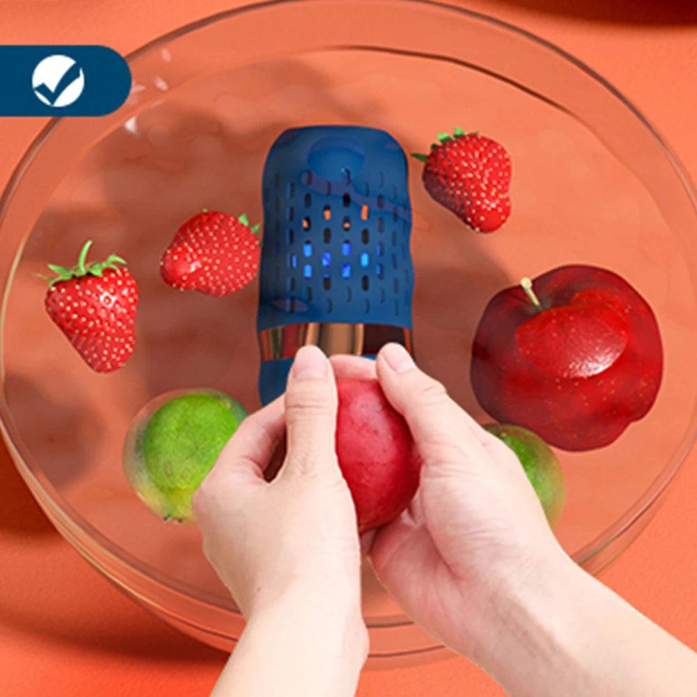 Portable Ultrasonic Vegetable and Fruit Cleaner - Wireless Kitchen Purifier