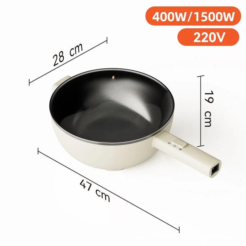 Electric Frying Pan - Mini Portable Hotpot Cooker 110V220V