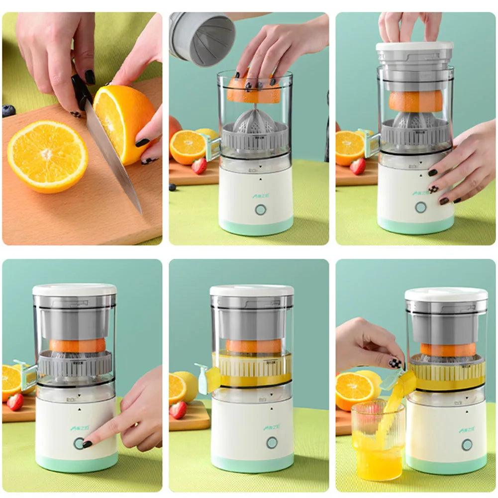 Portable Electric Juicer - Mini USB Citrus Blender for Travel