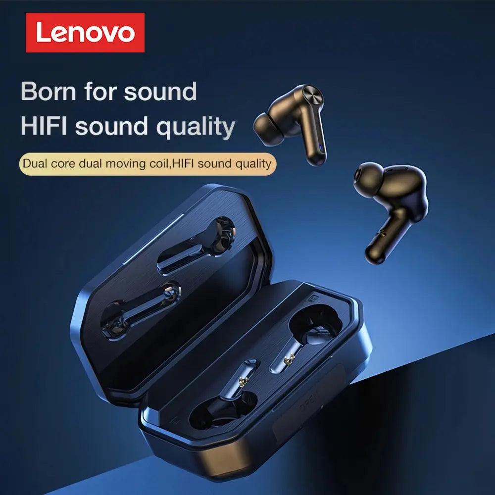 Lenovo LP3 Pro TWS Earphones - Wireless Bluetooth 50 Gaming Headset with 1200mAh Battery