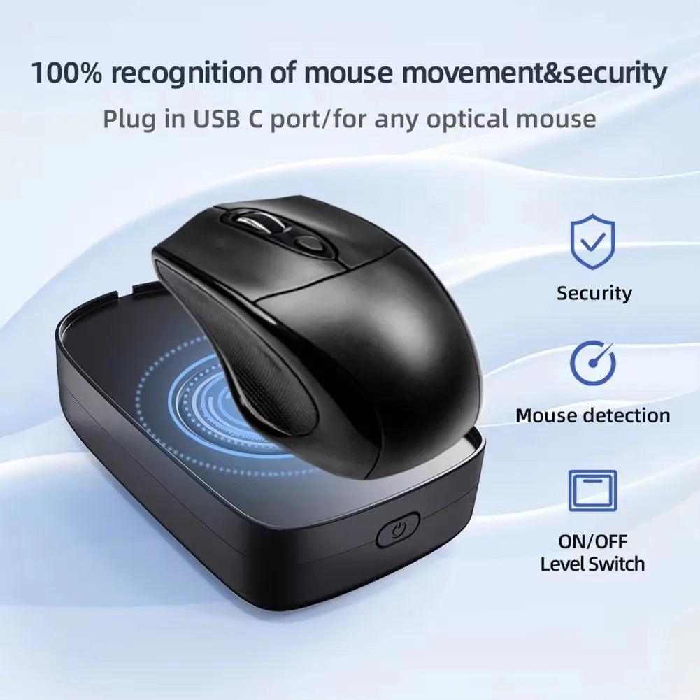 Undetectable Mouse Jiggler - Wired Wireless Mouse Mover for PC Activity