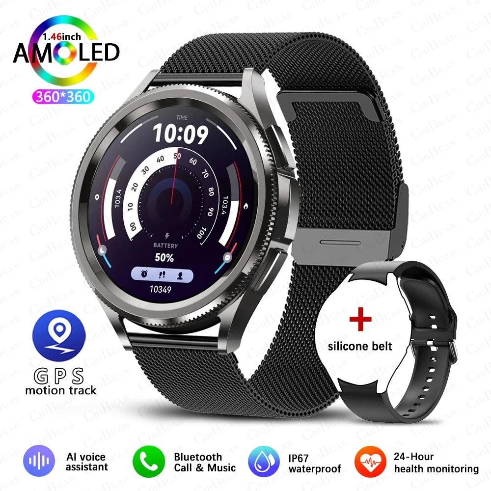 Samsung Galaxy Watch6 Classic - Waterproof GPS Smartwatch with Bluetooth Call  Health Tracking