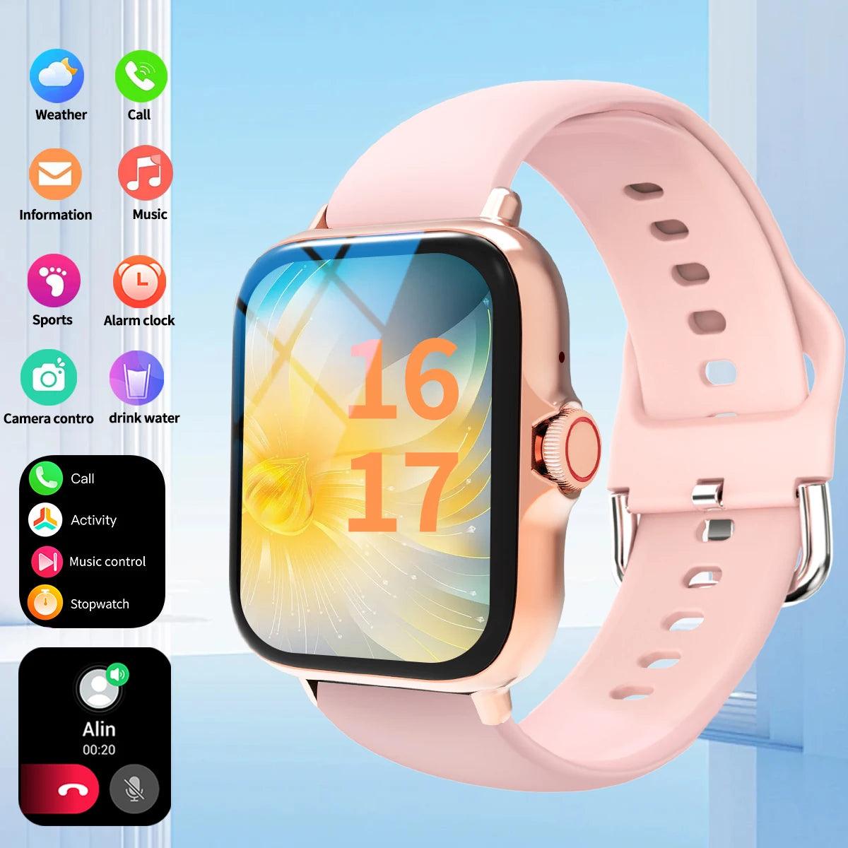 Multifunctional Outdoor Sports Smartwatch - Wireless Calling  Info Reminder