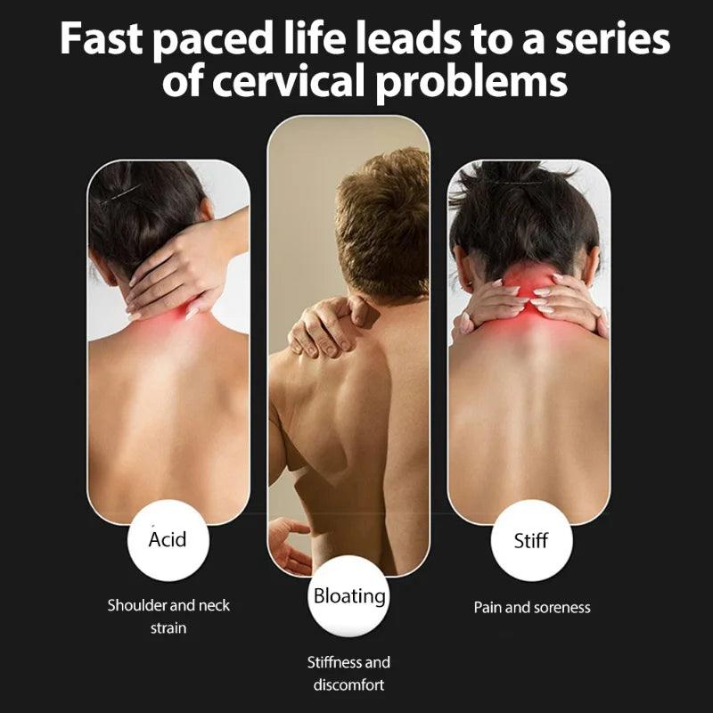 Xiaomi Portable Neck Massager - Smart Cervical Spine Relief with Multiple Modes  Hot Compress