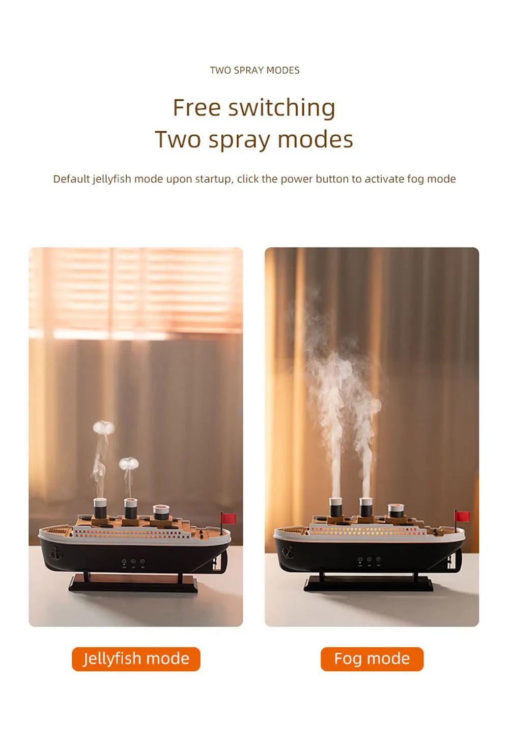 Aromatherapy Humidifier - Landscape Raindrop Diffuser for Families