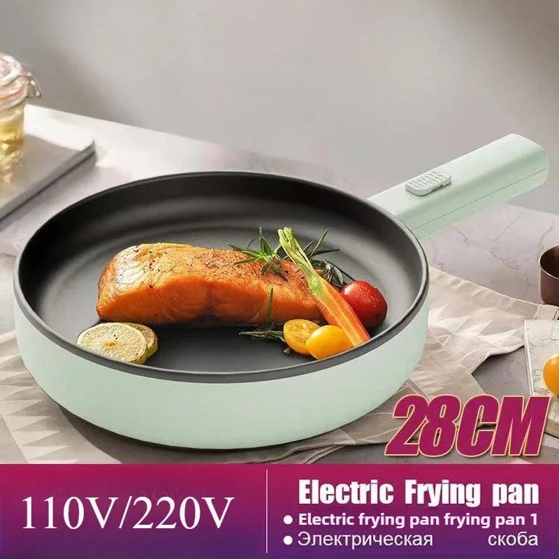 Electric Frying Pan - Mini Portable Hotpot Cooker 110V220V