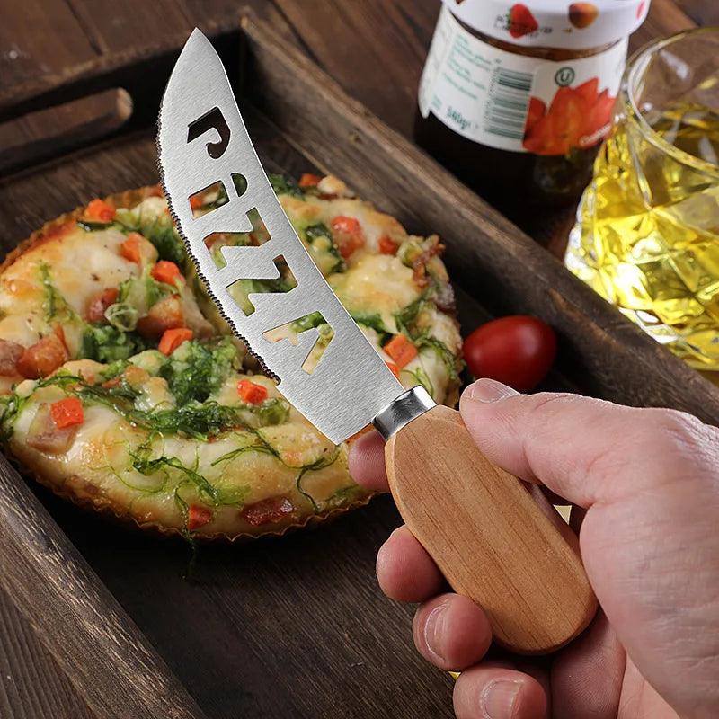 Stainless Steel Pizza Cutter - Versatile Kitchen Slicer for Pizza Bread  Cake