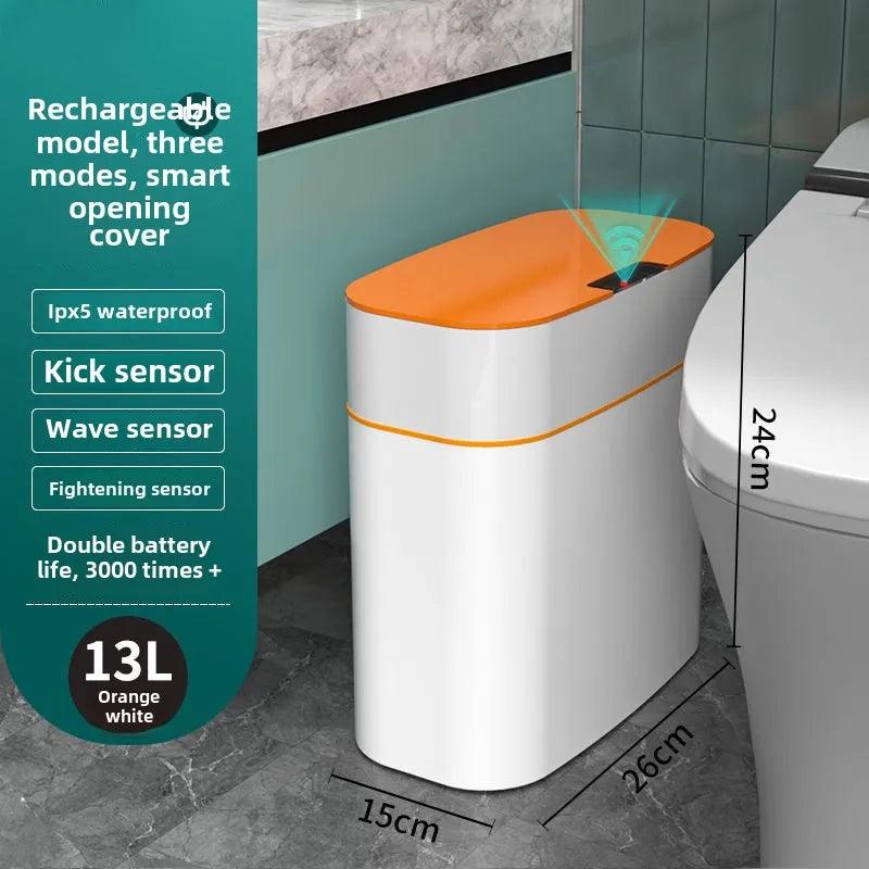 Smart Trash Can  Luxury Electric Toilet - Inductive Household Essentials