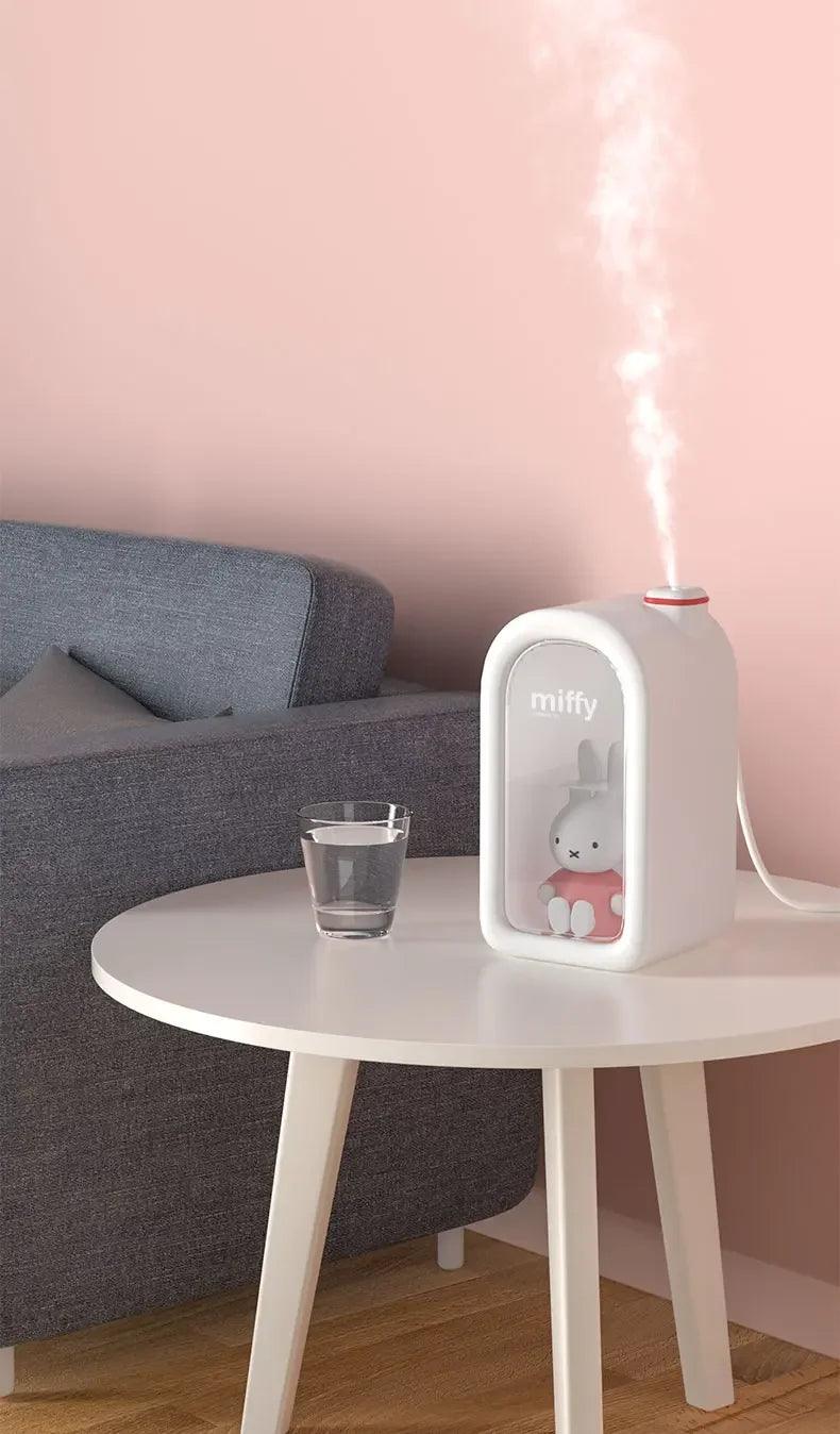 Miffy USB Portable Cool Mist Humidifier with Night Light - Cute Bedroom Gift