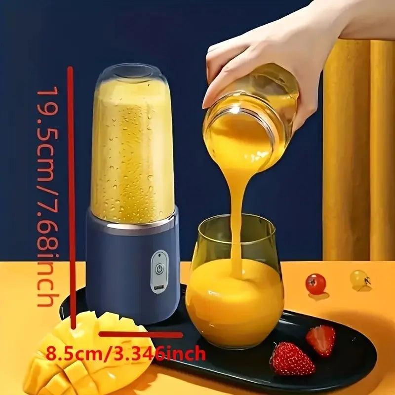 Portable Electric Blender - 6-Blade Juice  Smoothie Maker