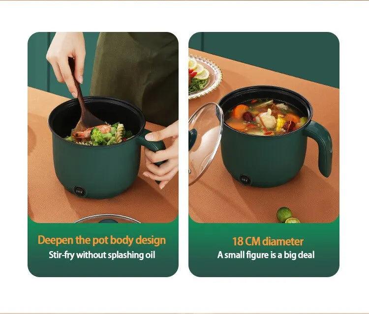 15L Multifunctional Non-Stick Rice Cooker - Mini Electric Cooking Pot