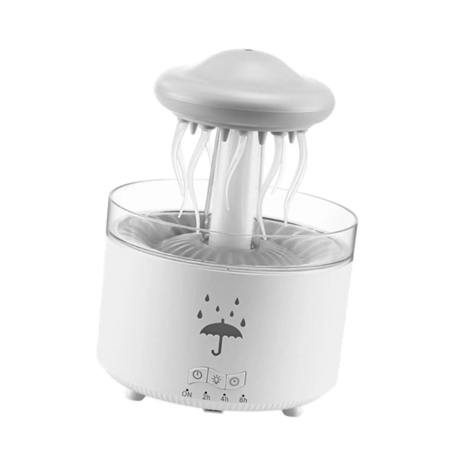 Rotating Raindrop Humidifier - 300ml Essential Oil Diffuser for Home  Office