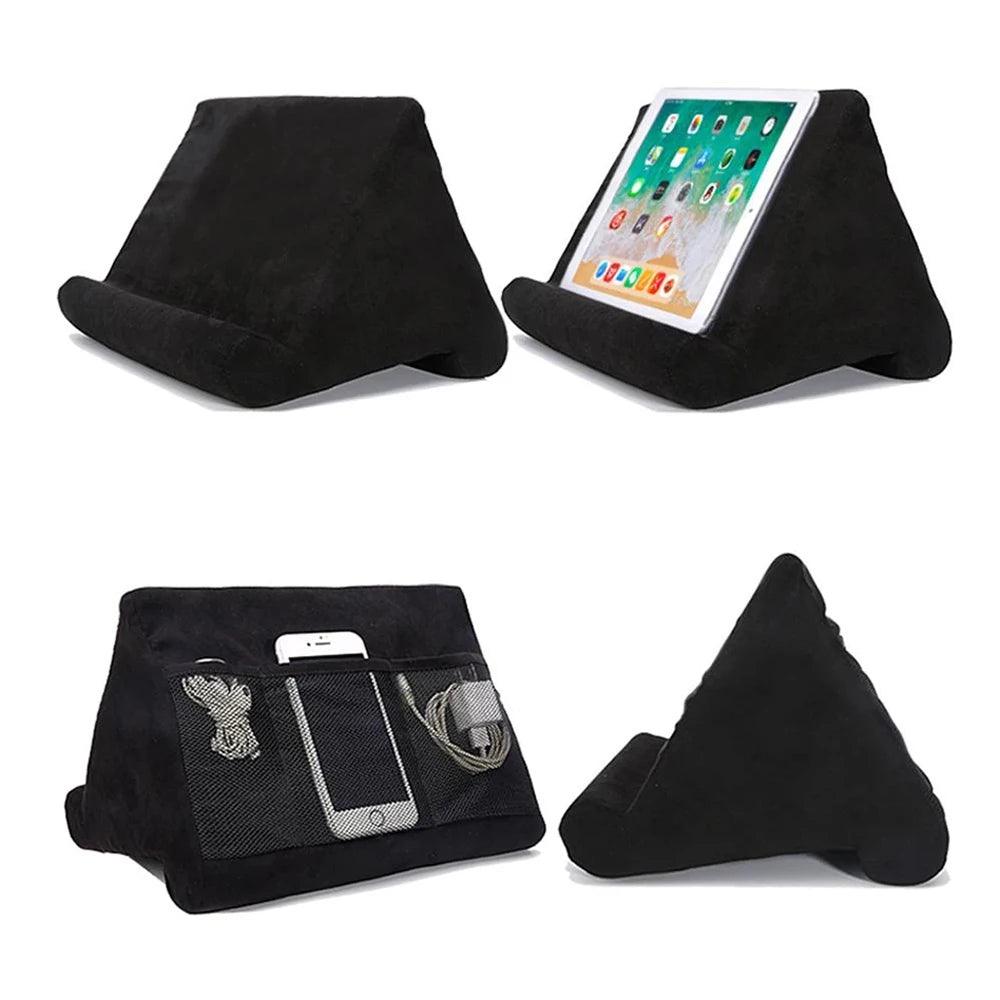 Tablet Holder Pillow - Multi-Angle Support for iPad  Smartphones