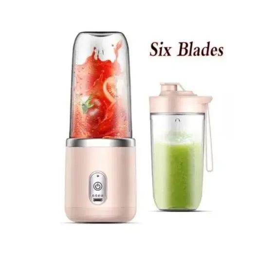 Portable Electric Blender - 6-Blade Juice  Smoothie Maker