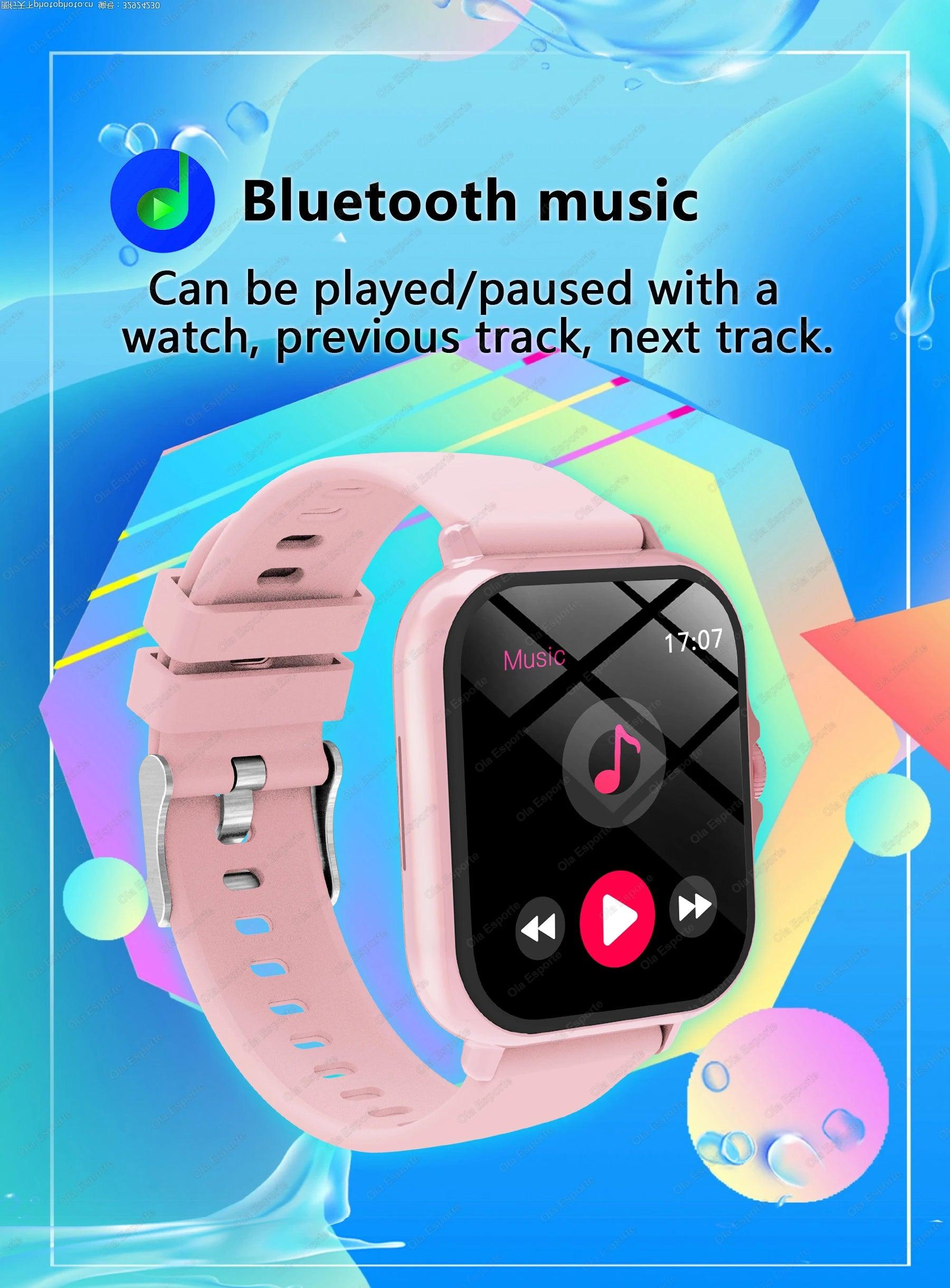 Waterproof Fitness Smart Watch with Call Message and Sleep Tracking for iPhone and Android