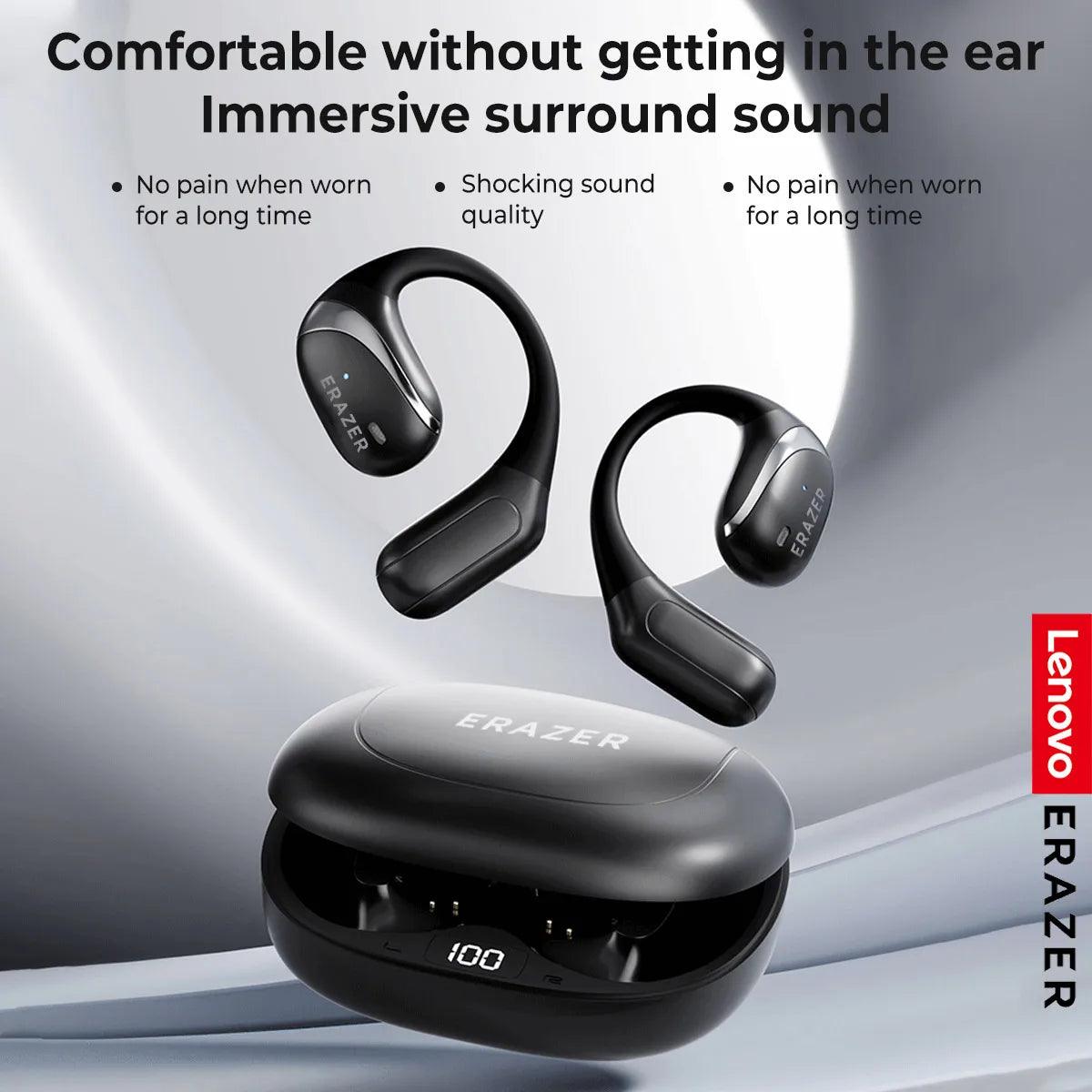 Lenovo ERAZER X9 Wireless Sports Earphones - Waterproof Open Ear Bluetooth Headphones