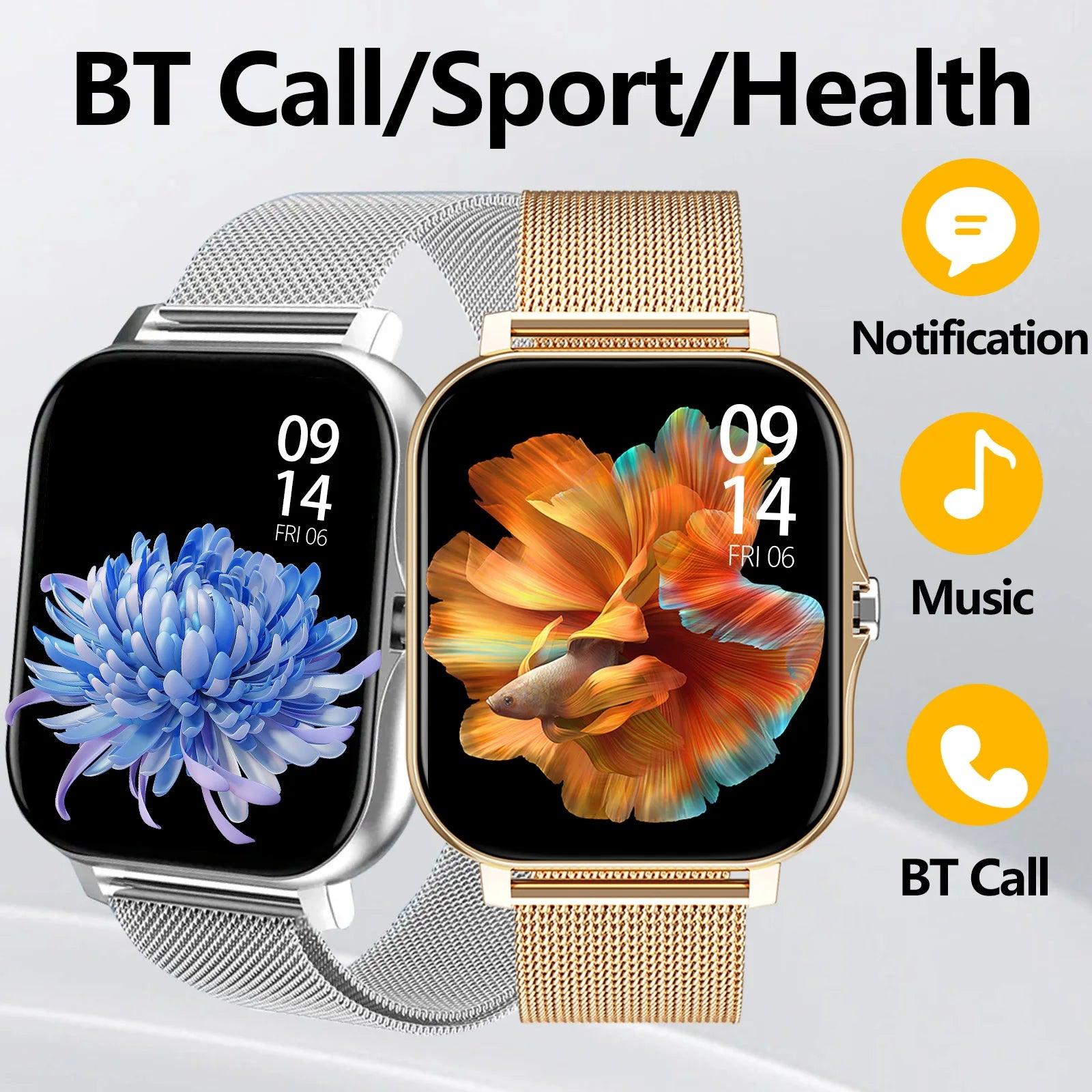 Smart Watch with Wireless Calling - Sport Mode  Fitness Tracker for iPhoneAndroid