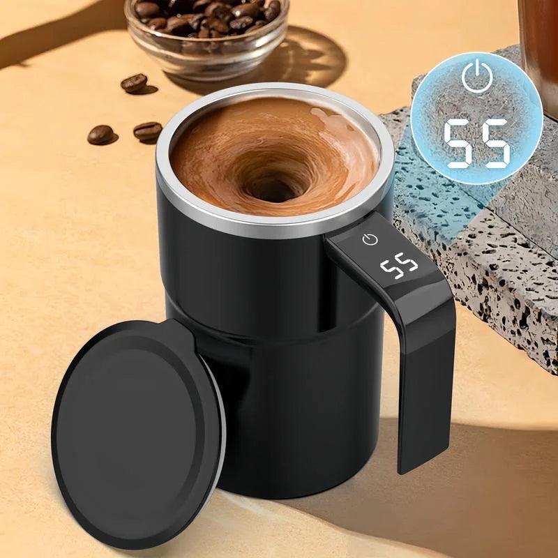 Rechargeable Self-Mixing Mug - Waterproof Electric Coffee Cup 380ML - STOREBLITZ