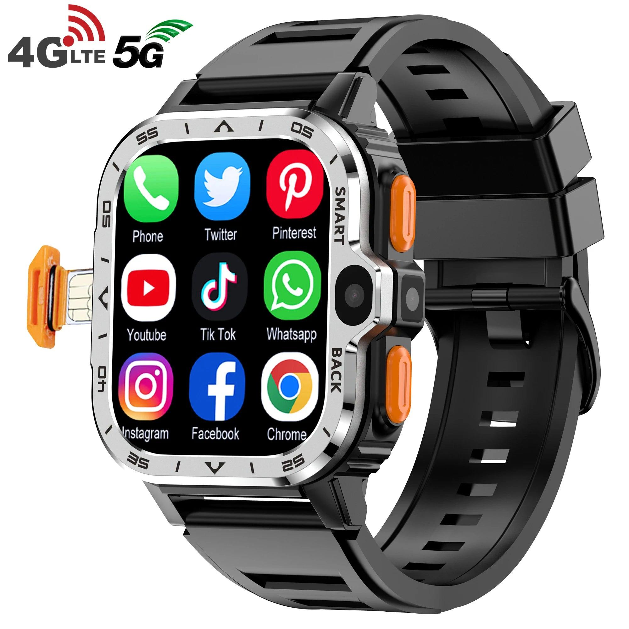 Valdus PGD Android Smart Watch - GPS Dual Camera NFC 16G64G ROM 2G4G SIM WiFi - STOREBLITZ