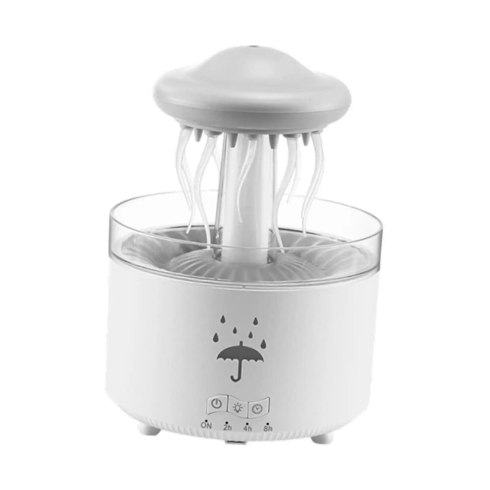 Rotating Raindrop Humidifier - 300ml Essential Oil Diffuser for Home  Office