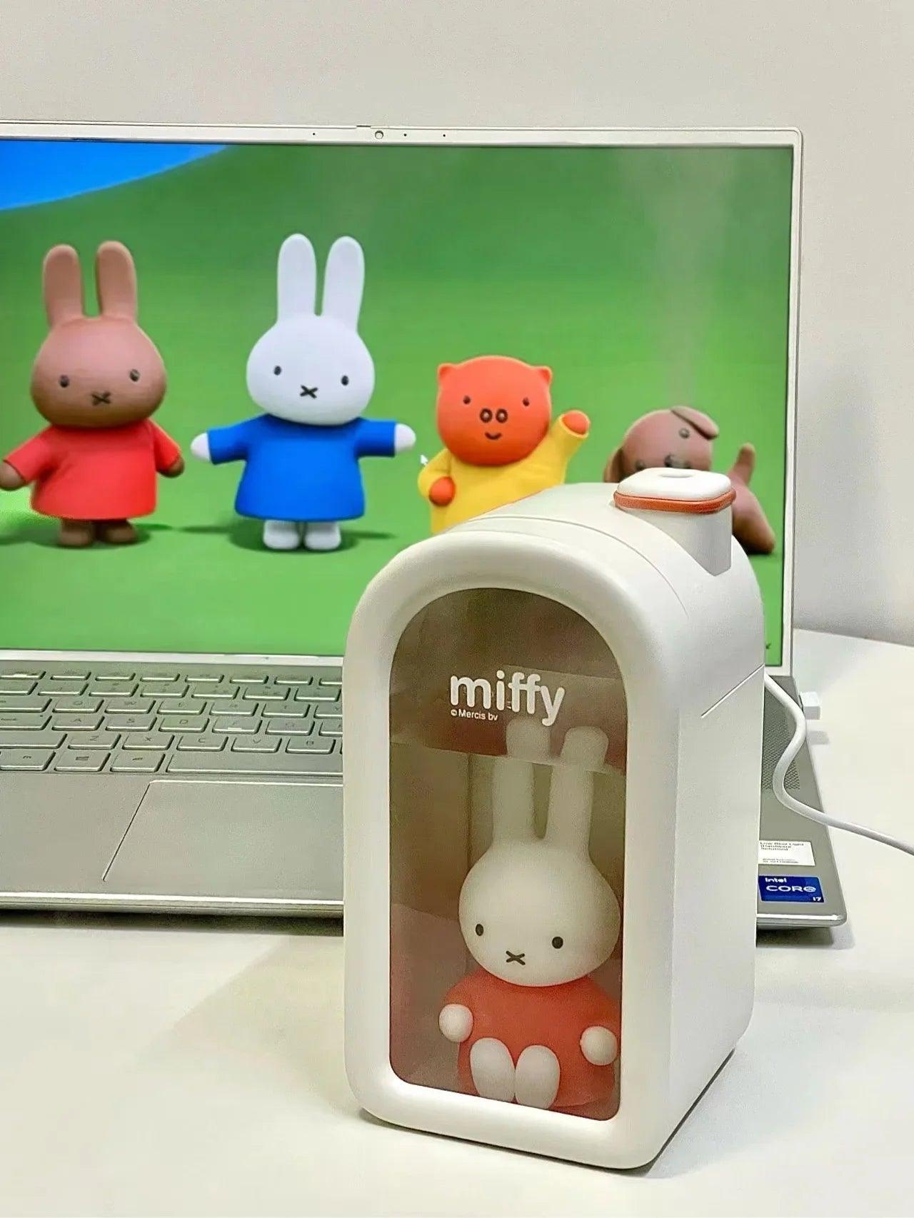 Miffy USB Portable Cool Mist Humidifier with Night Light - Cute Bedroom Gift